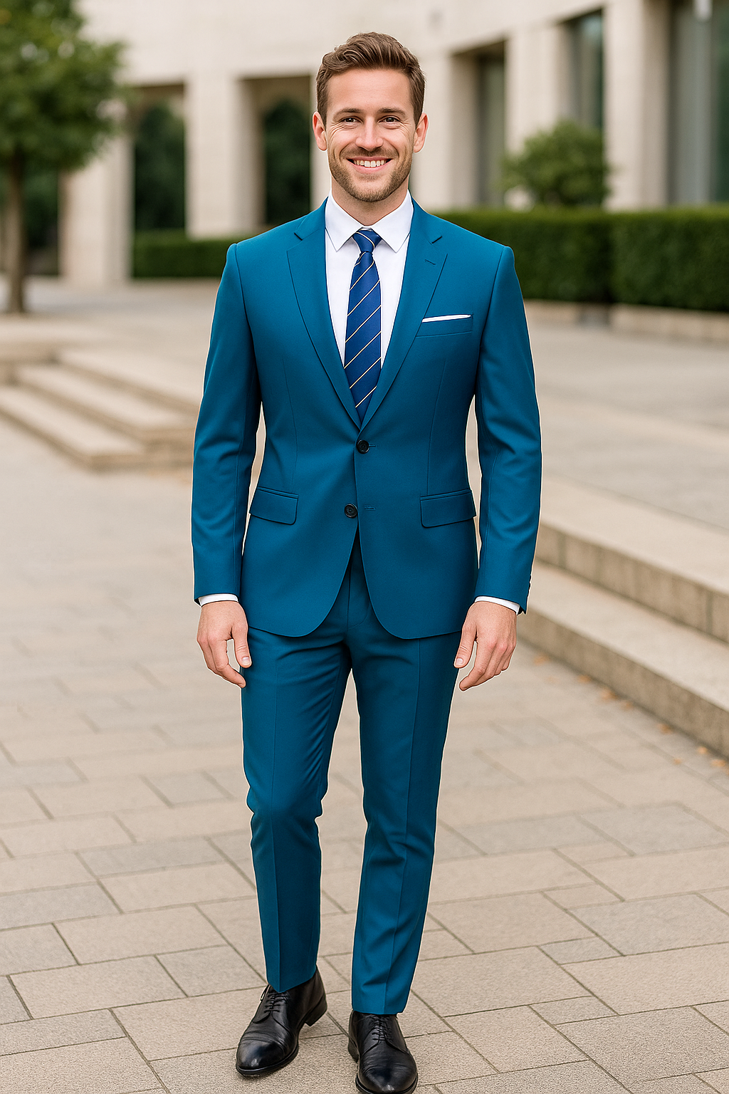 Heren 2-Delige Pak Set, Elegante Bruiloft Blazer Met Formele Broek, Zakelijke Klassieke Stijl | VIQA VIQA© NEDERLAND