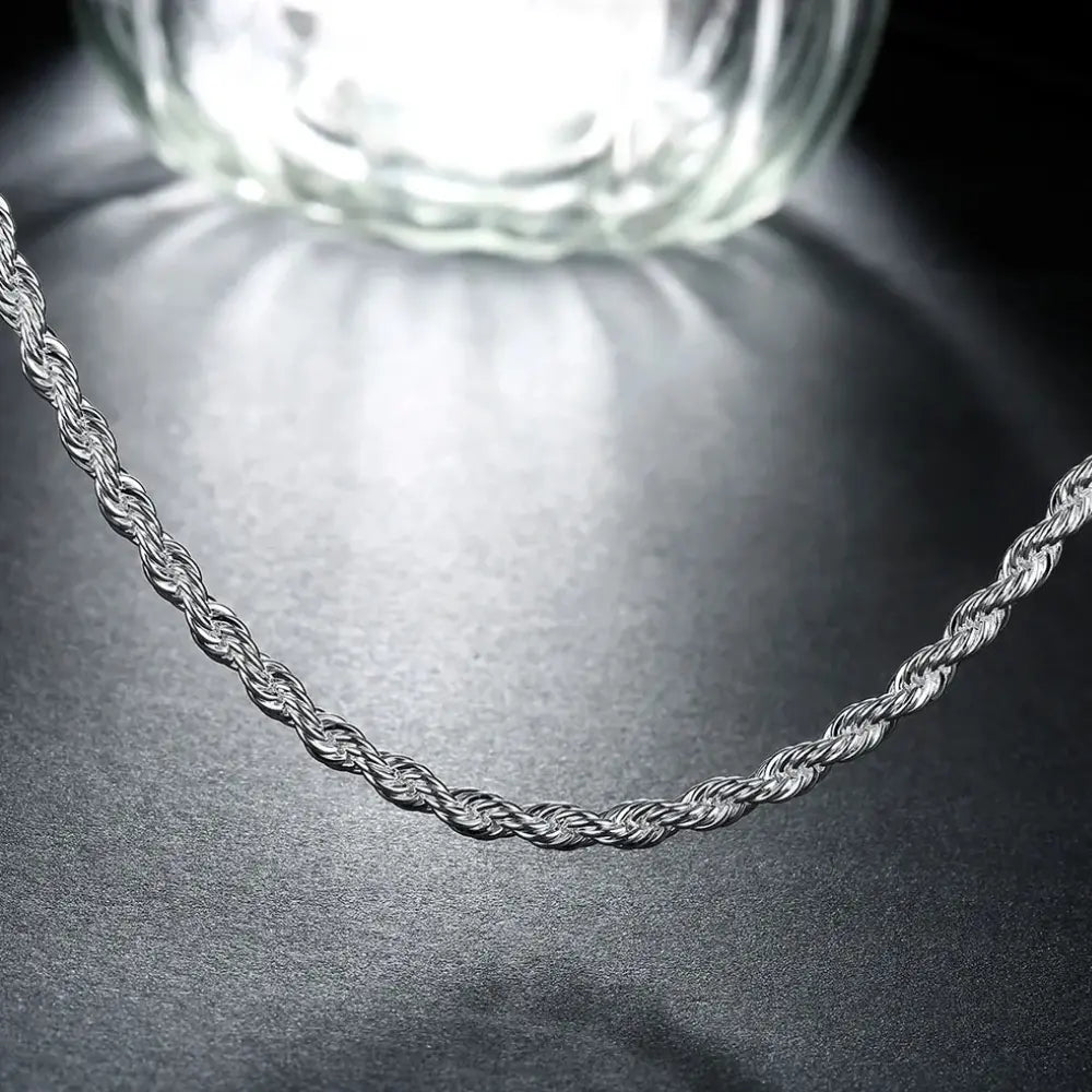 Unisex 4MM Touwketting VIQA© NEDERLAND