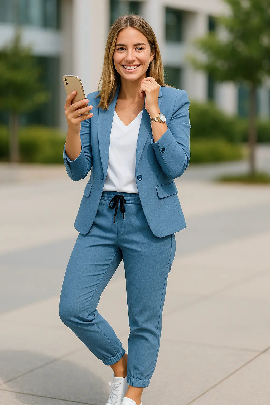 Dames Kostuum Set, Elegante Zomer Tweedelig Outfit, Casual Zakelijke Slijtage | VIQA VIQA© NEDERLAND