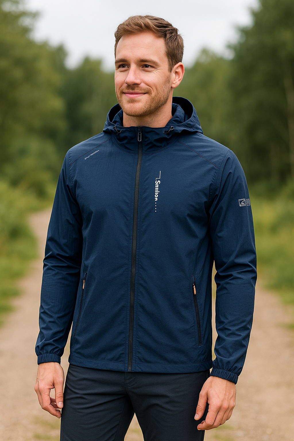 Heren Zomer Sneldrogend Windjack Met Capuchon, Lichtgewicht Outdoor Wandel- en Fietsjack | VIQA VIQA© NEDERLAND