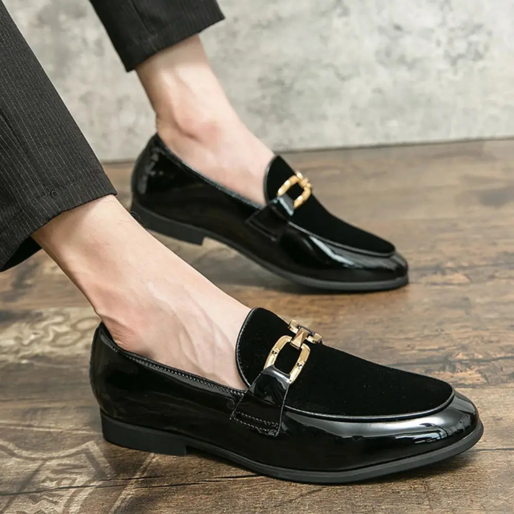 Professioneel Heren Leren Geklede Slip In Schoenen VIQA© NEDERLAND