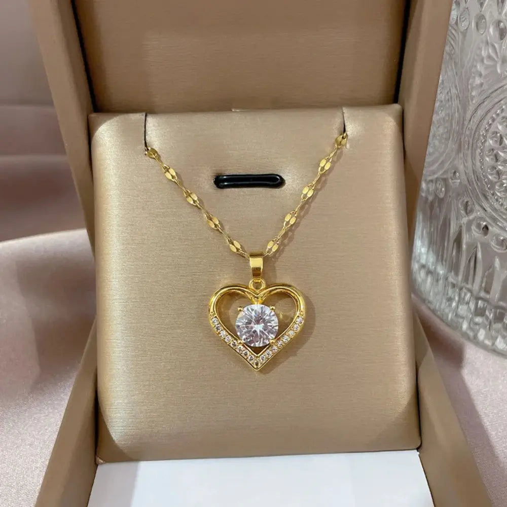 Gems Hart Hanger Collier Voor Dames VIQA© NEDERLAND