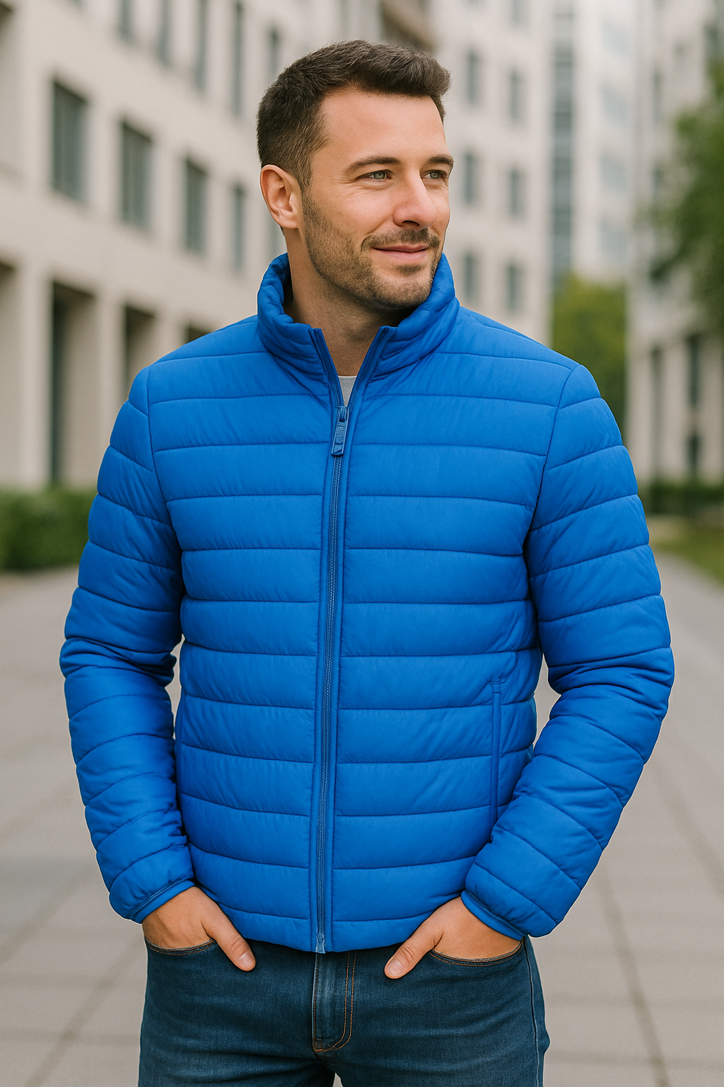 Heren Winter Dikke Katoenen Gewatteerde Donsjas, Warme Casual Staande Kraag Windjack Jas | VIQA VIQA© NEDERLAND