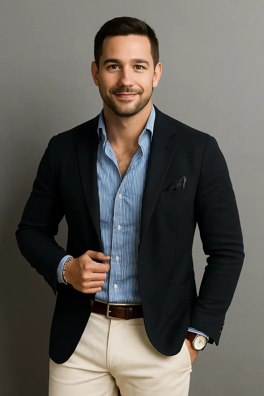 Rico Heren Blazer Met Lange Mouw VIQA© NEDERLANDZwart-2XL