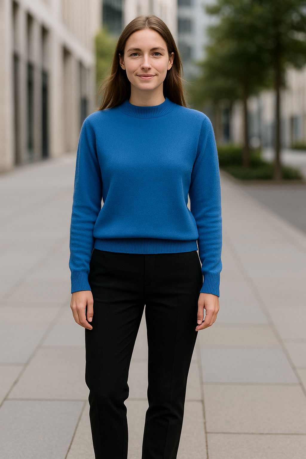 Dames Merino Wol Trui, Zacht Gebreide Mock-hals Pullover, Herfst Winter Casual Basic Top | VIQA VIQA© NEDERLAND