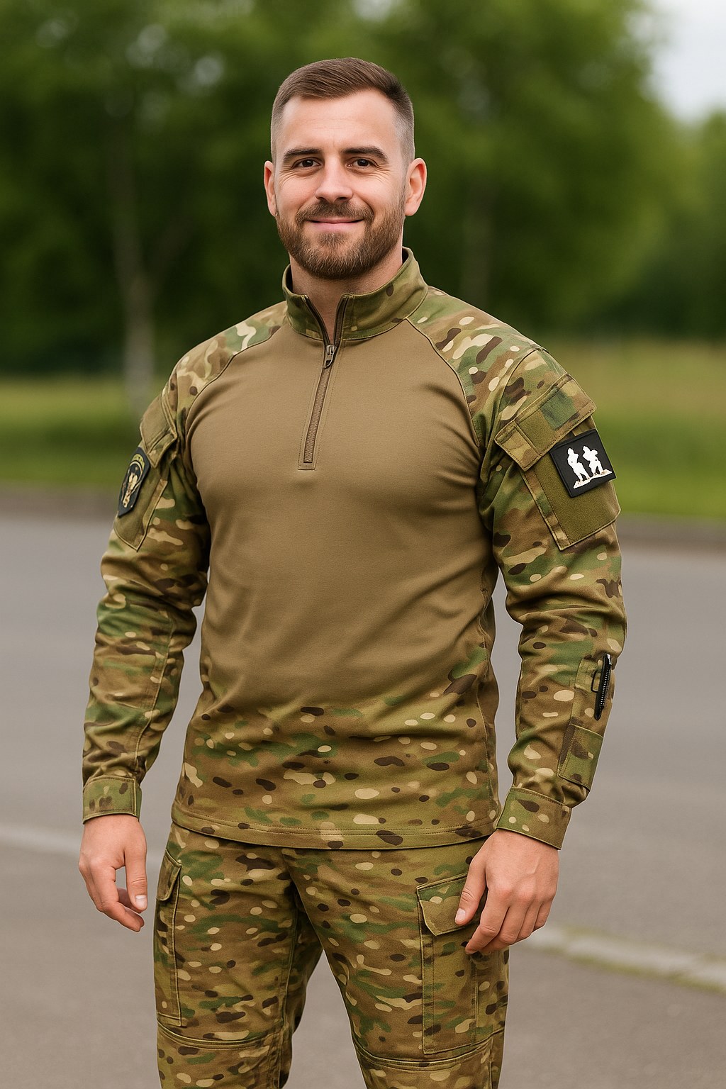Heren Tactisch Kikkerpak, 2-Delige Jacht Airsoft Paintball Gevechtshirt En Broek Set | VIQA VIQA© NEDERLAND