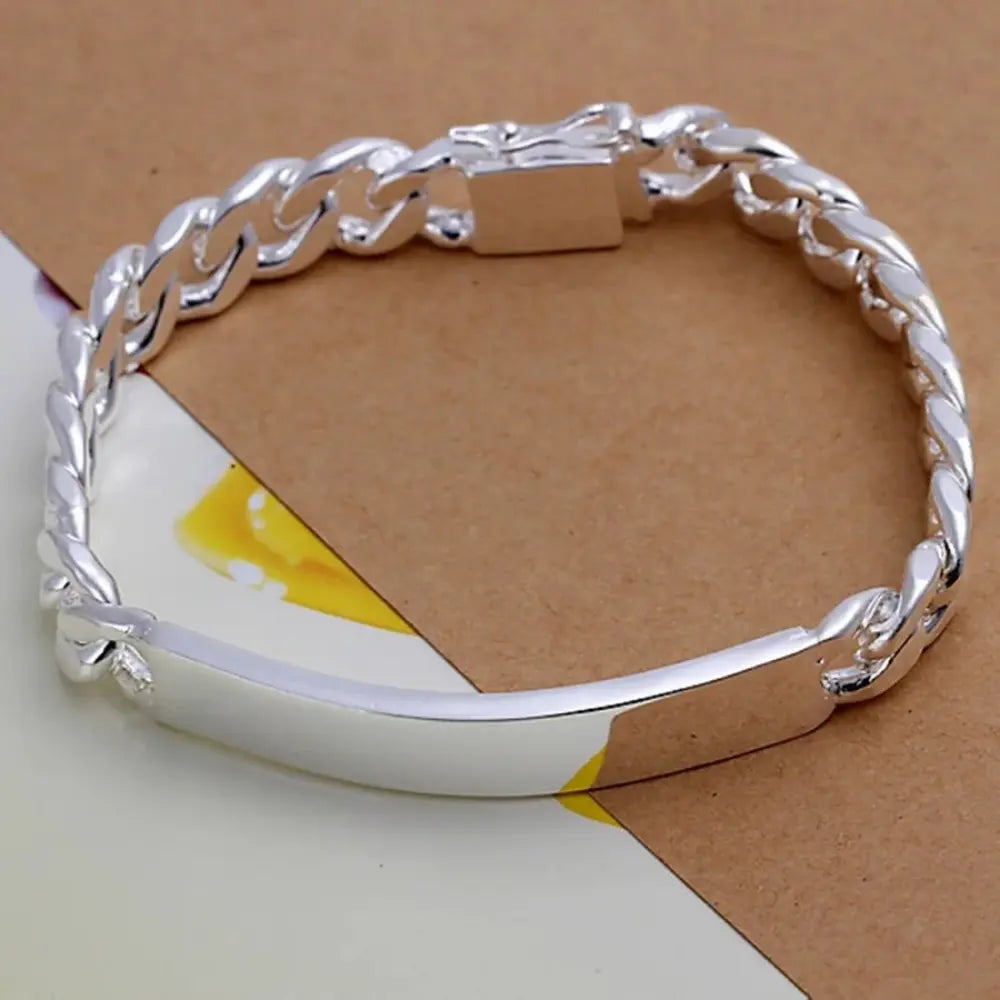 Echte Unisex 925 10mm Sterling Zilveren Edele Armband VIQA© NEDERLANDZilver
