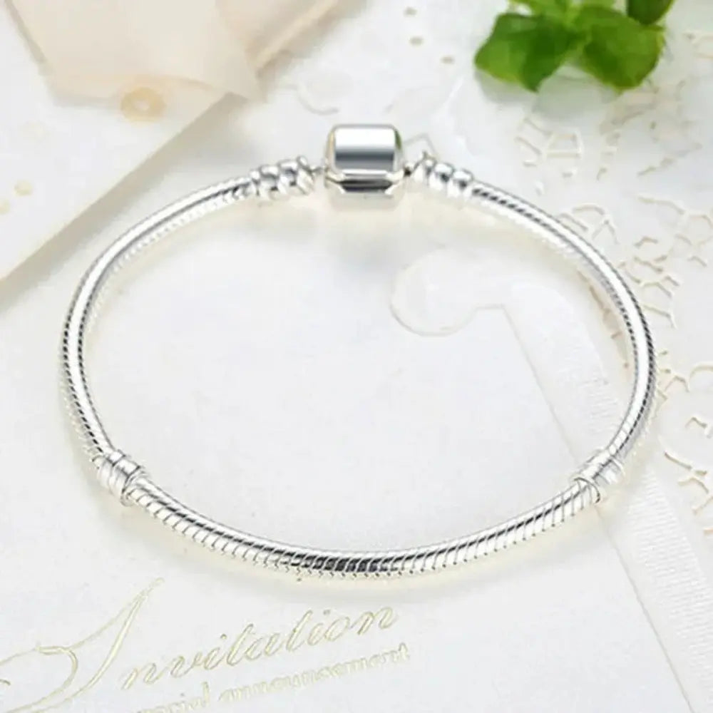 Echt 925 Sterling Zilveren Charm Bot Armband VIQA© NEDERLANDZilver