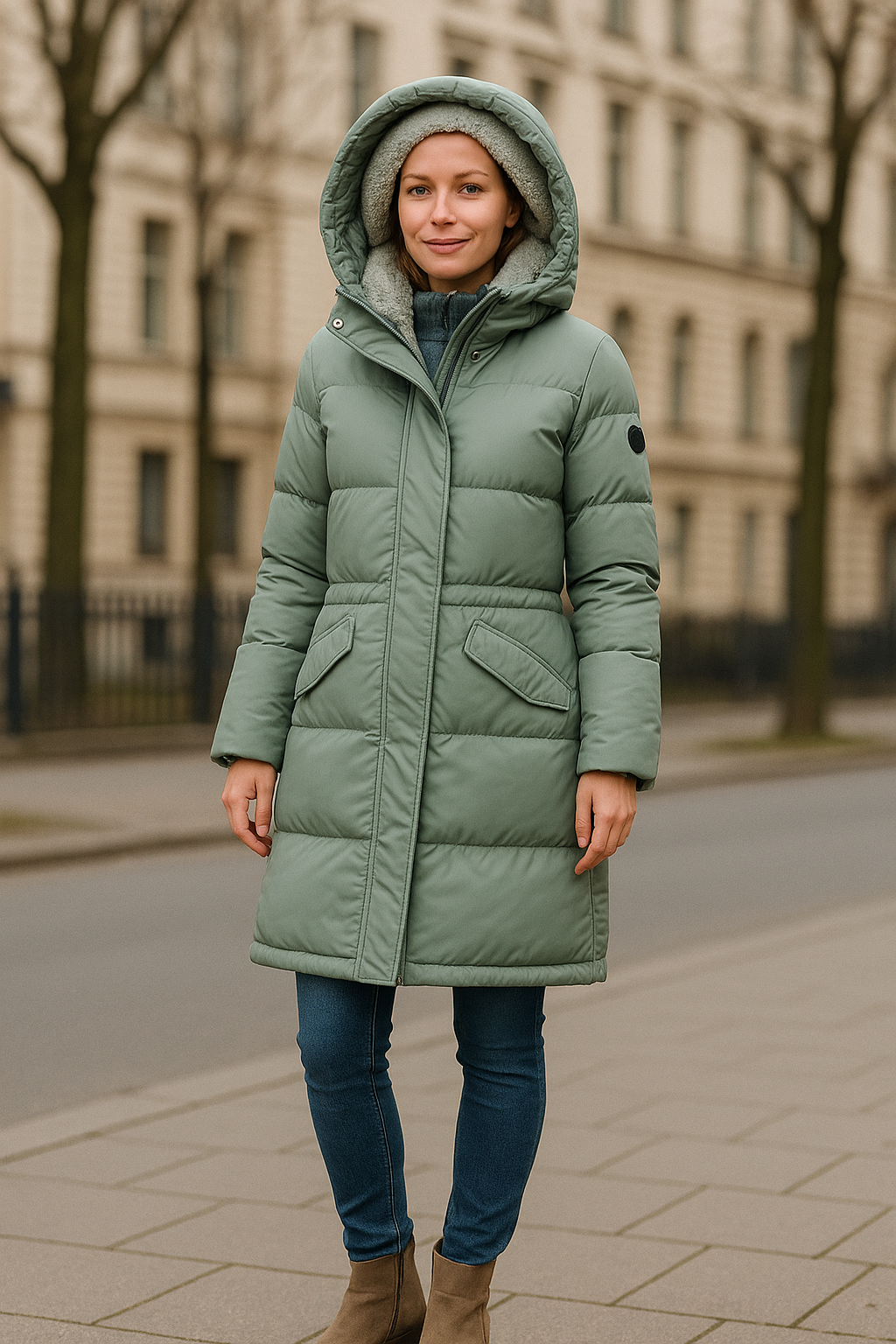 Dames Winterjas Met Capuchon, Dikke, Warm Gevoerde Jas, Lichtgewicht Regenjas | VIQA VIQA© NEDERLAND