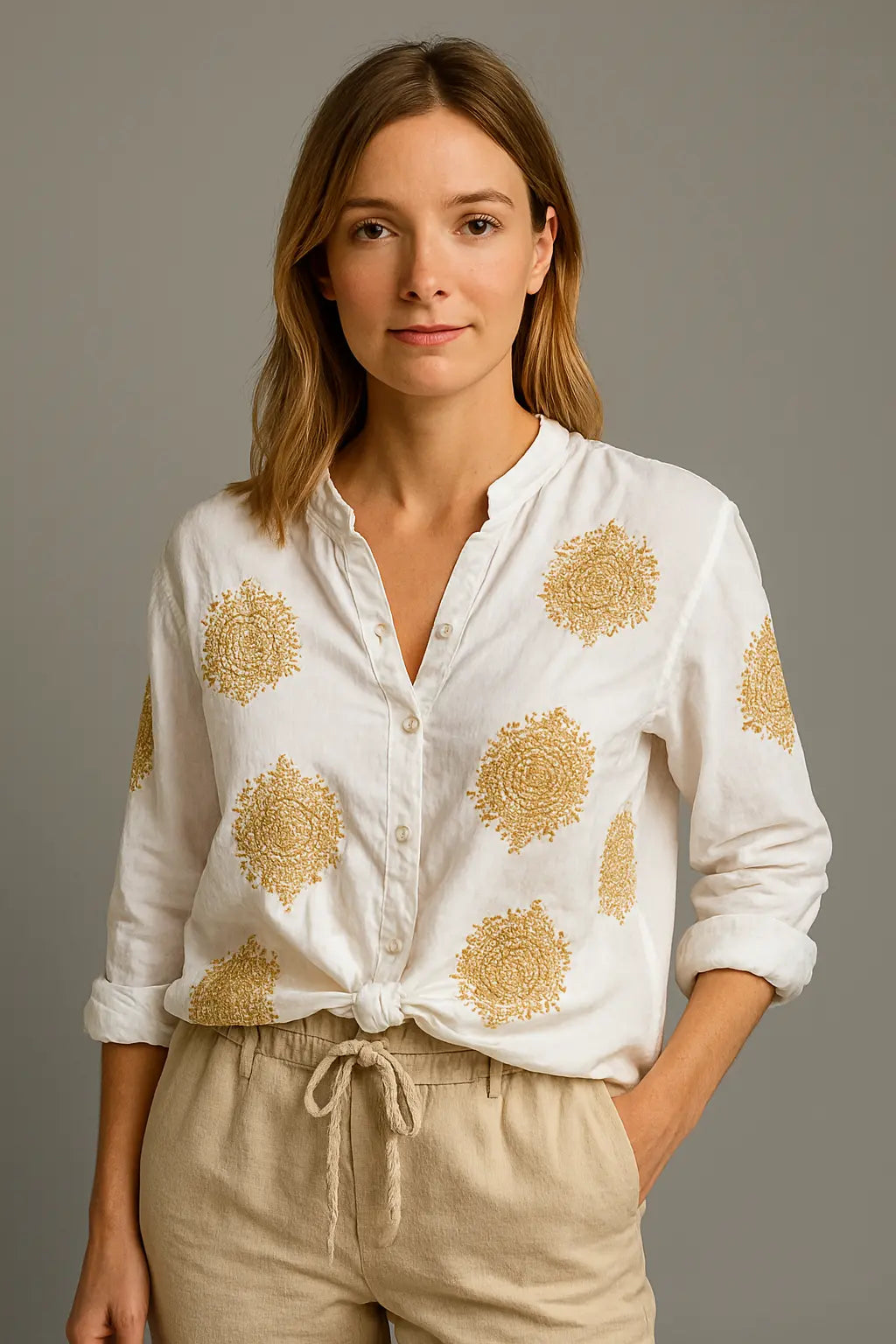 Pam Dames Zommer Blouse VIQA© NEDERLANDWit-2XL