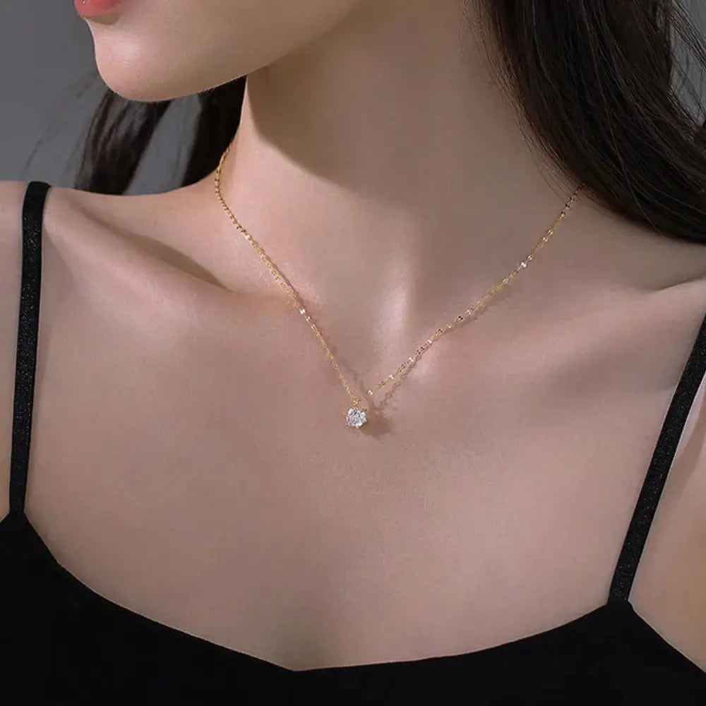 925 Sterling Veelzijdige Verzilverde Halsketting VIQA© NEDERLANDGoud