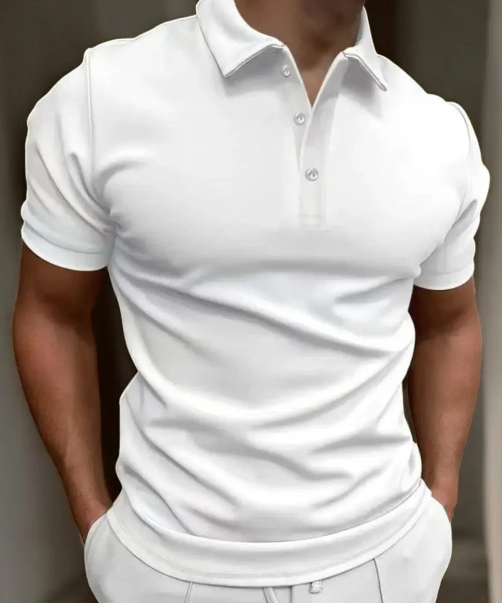 Clyde Zomer Ademend Herenpolo VIQA© NEDERLANDWit-2XL