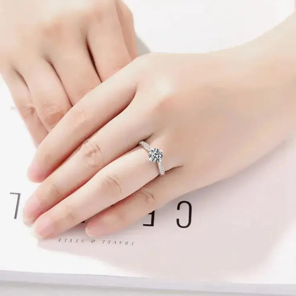 Elegante 925 Sterling Zilveren Zirkoon Damesring VIQA© NEDERLANDZilver