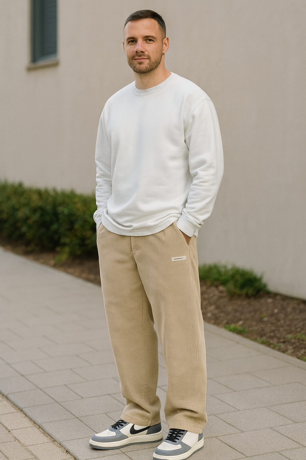 Heren Wijde Sweatpants, Losse Pasvorm Lange Broek Met Middelhoge Taille, Lichtgewicht Casual Stijl | VIQA VIQA© NEDERLAND