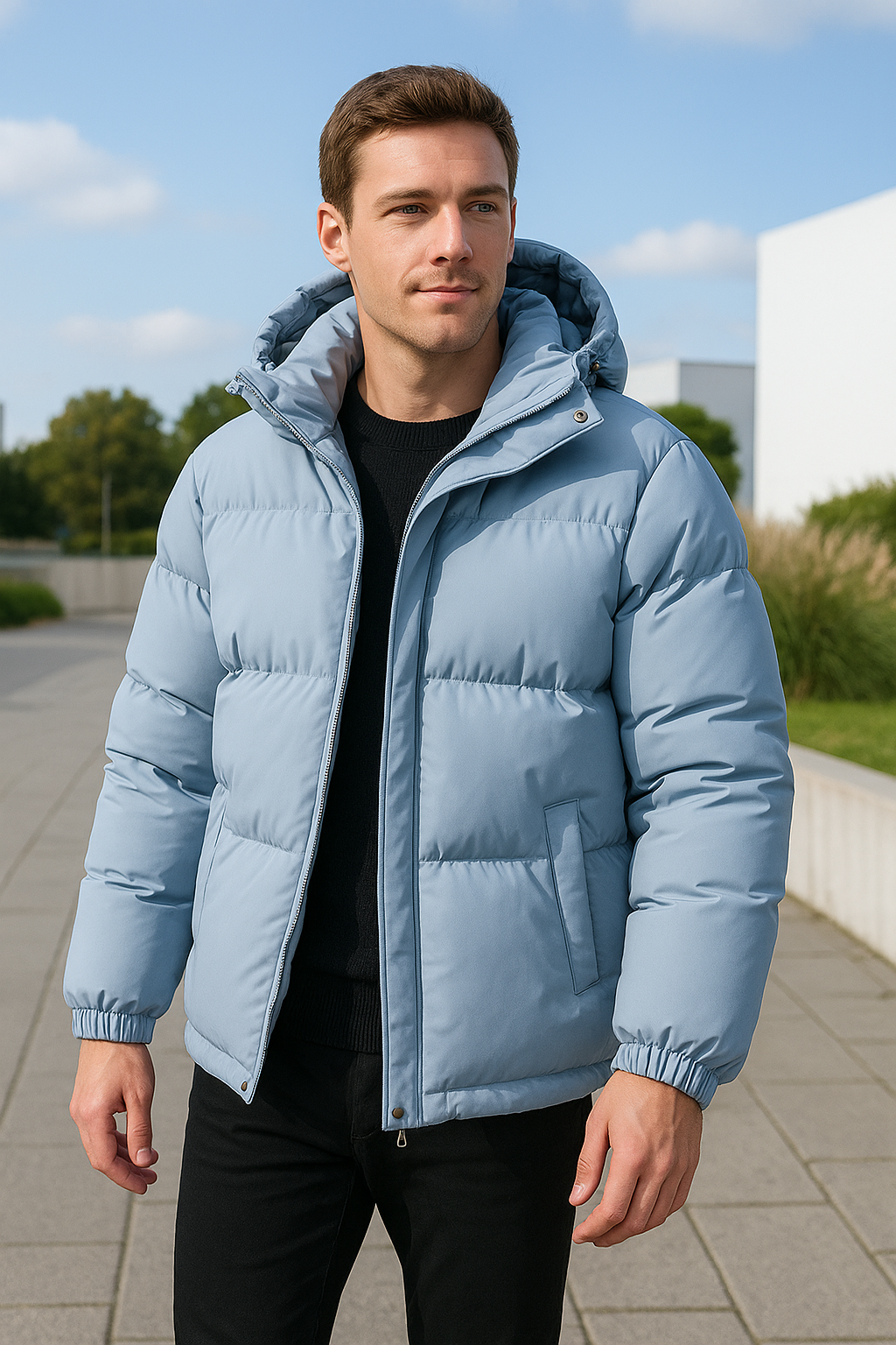 Heren Parka Jas Met Capuchon, Dikke Katoen Gewatteerde Winterjas, Casual Warme Streetwear | VIQA VIQA© NEDERLAND