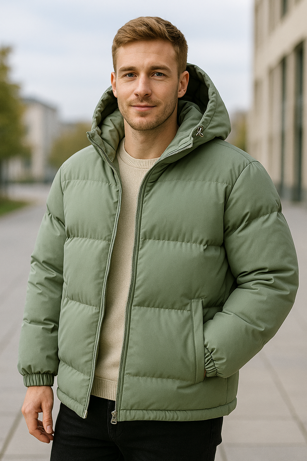 Heren Pufferjas, Dikke Warme Jas Met Capuchon, Winter Losse Broodstijl Bovenkleding | VIQA VIQA© NEDERLAND