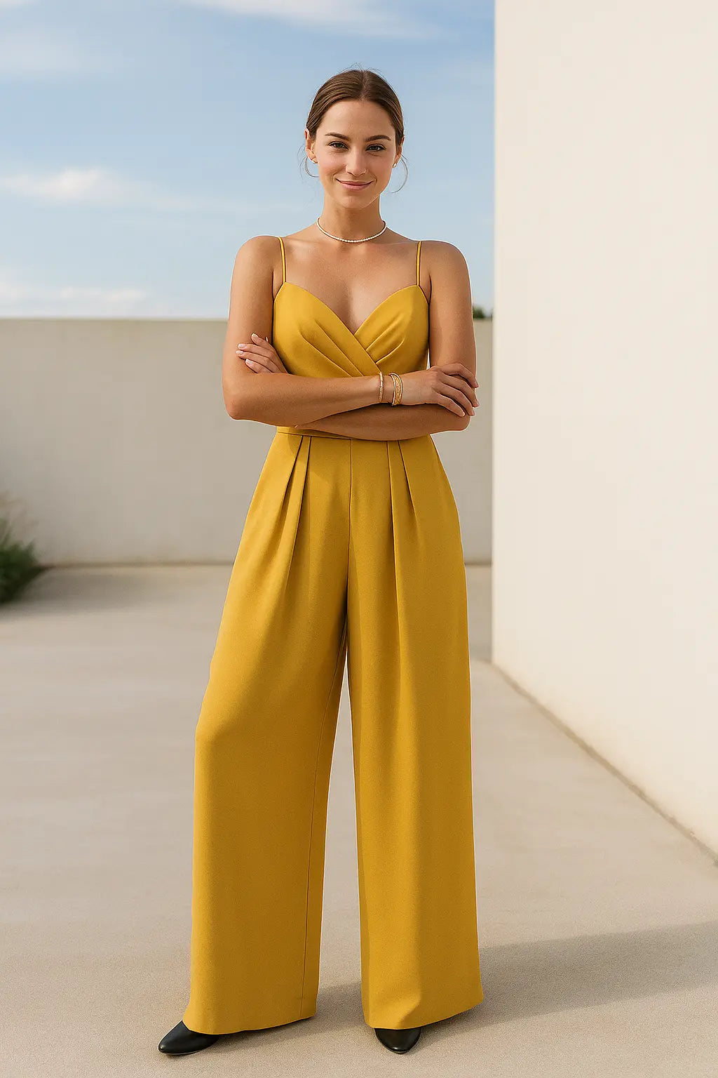 Dames Minimale Jumpsuit, Rechte Broekspijp Met Jarretel, Hoge Taille Lente Zomer Kleding Set | VIQA VIQA© NEDERLAND