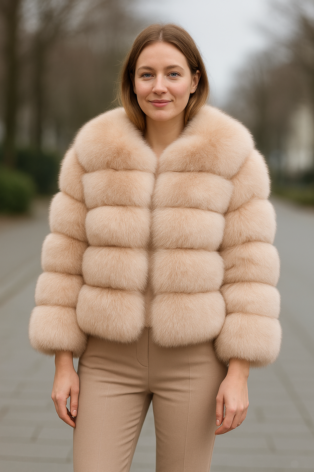Echte Vossenbontjas Voor Dames, Luxe Winterwarme Dikke Bontjas Voor Dames | VIQA VIQA© NEDERLAND