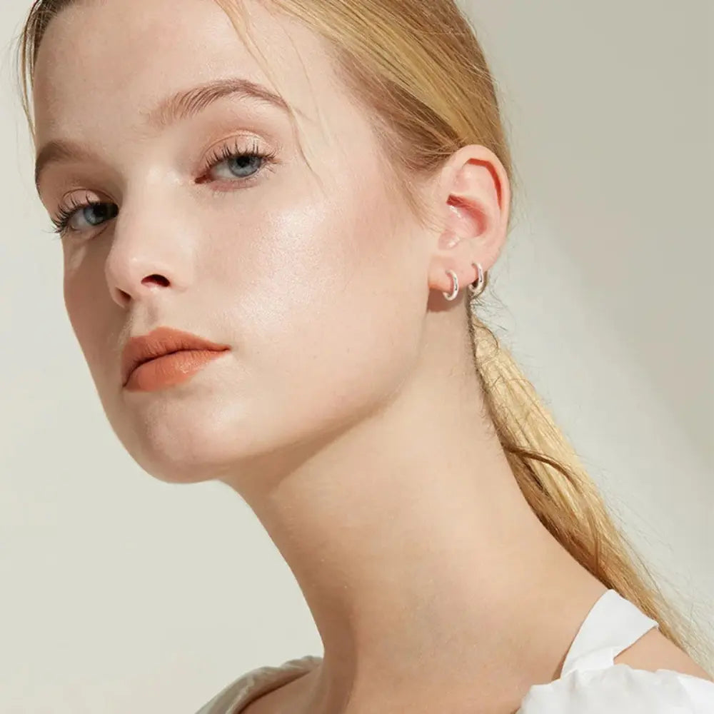 Unisex Roestvrij Stalen Hoepel Oorbel Studs VIQA© NEDERLAND