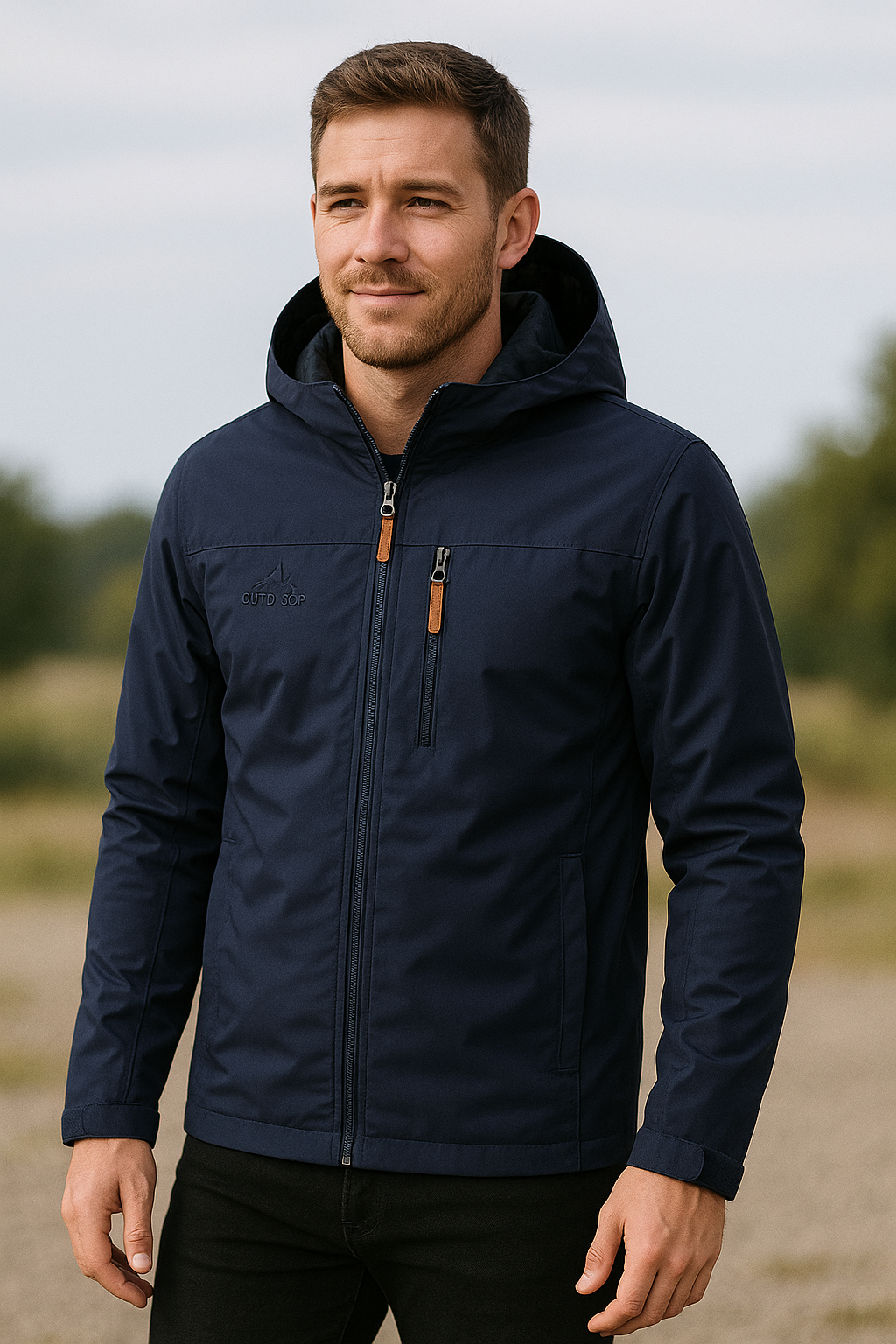 Waterdichte Windjack Met Capuchon Voor Heren, Lichtgewicht Outdoor Camping Sportjas | VIQA VIQA© NEDERLAND