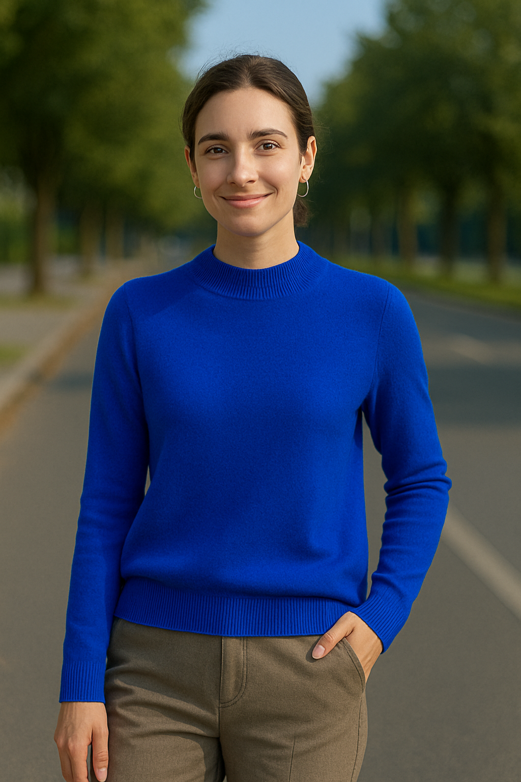 Dames Merinowollen Trui Met Hoge Kraag, Herfst En Winter Kasjmier Gebreide Pullover Top | VIQA VIQA© NEDERLAND