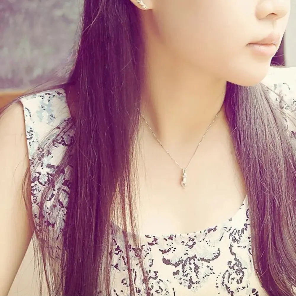 925 Sterling Zilveren Schattige Kattenhanger Voor Dames VIQA© NEDERLAND