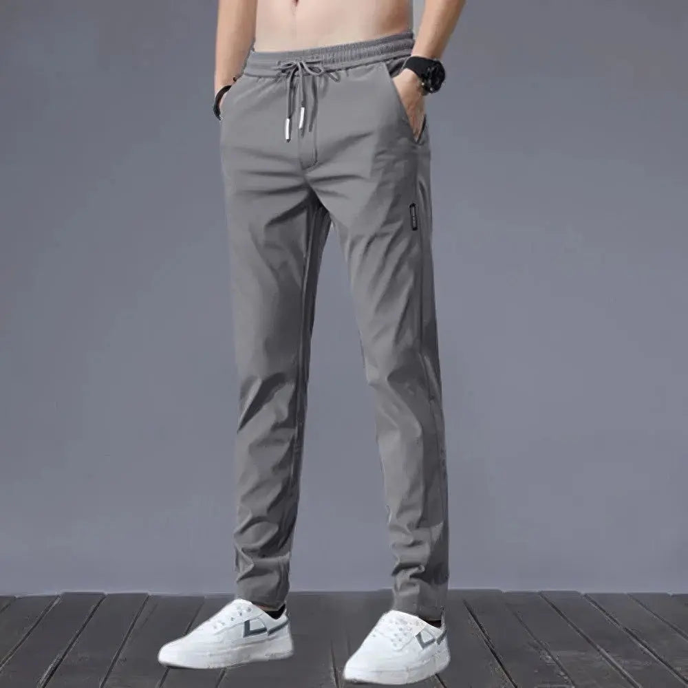 Heren Casual Seluar Chino Broek VIQA© NEDERLANDDonker-Grijs-4XL