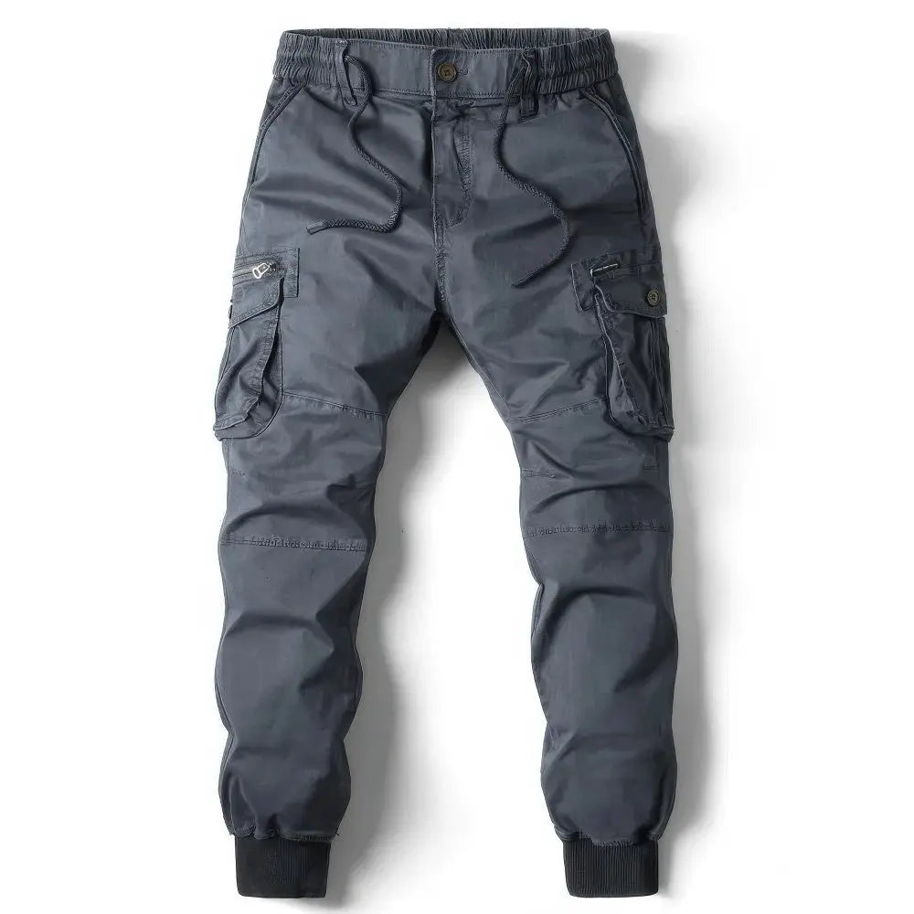 Heren Tactische Katoenen Cargo Broek VIQA© NEDERLANDBlauw-Grijs-40