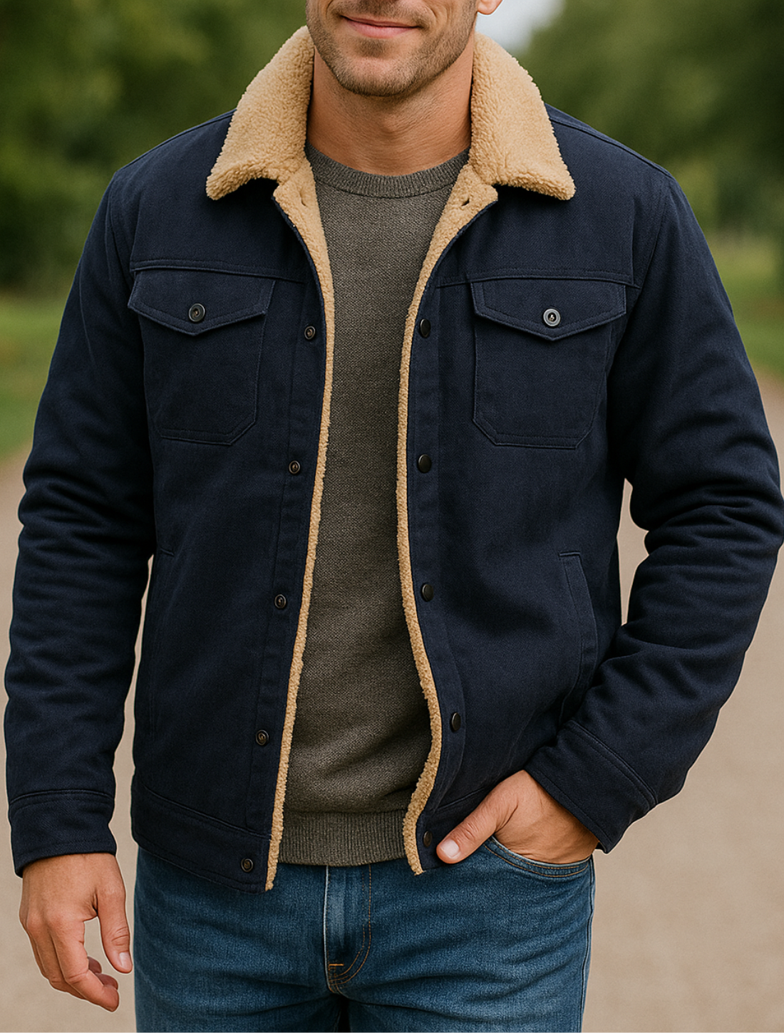 Heren Winter Fleece Jas, Dikke Warme Pluche Jas, Casual Herfst Bovenkleding | VIQA VIQA© NEDERLAND