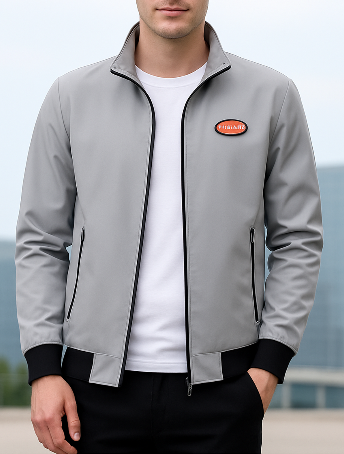 Herenjasje Met Opstaande Kraag, Casual Zakelijke Jas Veelzijdige Bovenkleding | VIQA VIQA© NEDERLAND