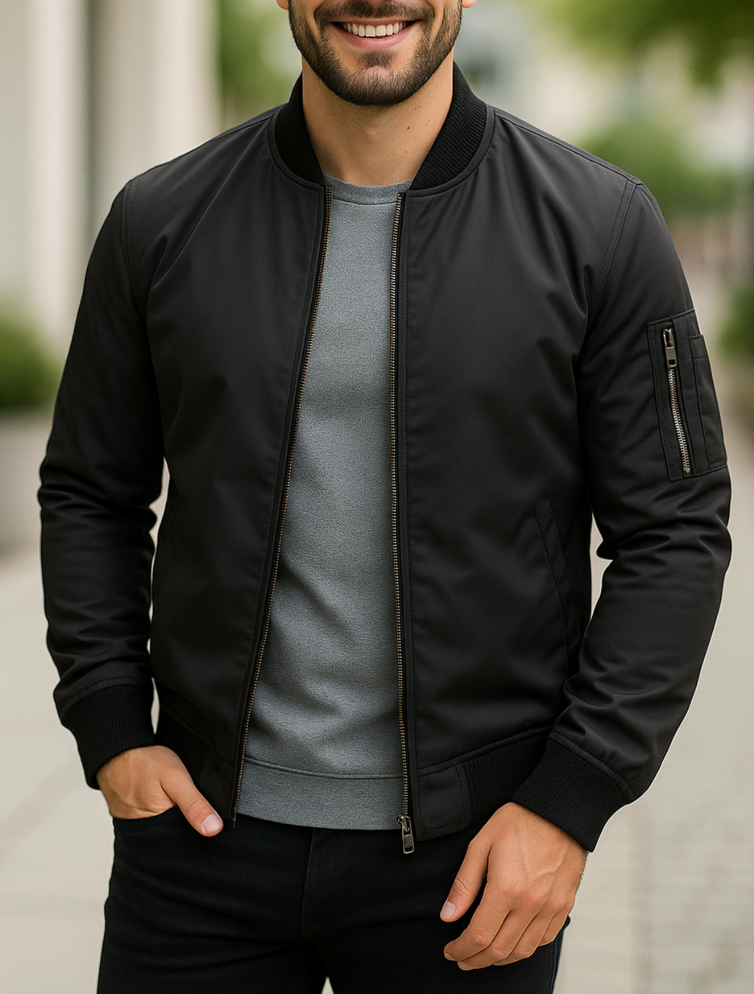 Heren Winterjas met voering, halflange katoenen parka met capuchon, warme thermische windjack | VIQA VIQA© NEDERLAND