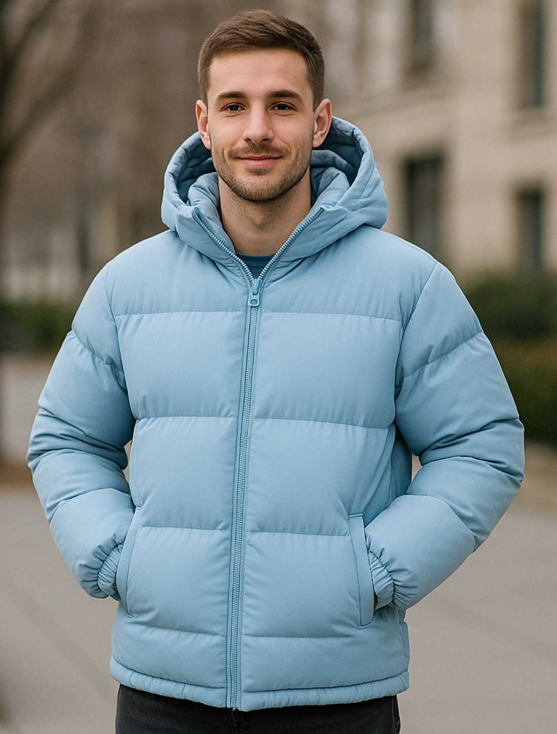 Heren Pufferjas, Dikke Warme Jas Met Capuchon, Winter Losse Broodstijl Bovenkleding | VIQA VIQA© NEDERLAND