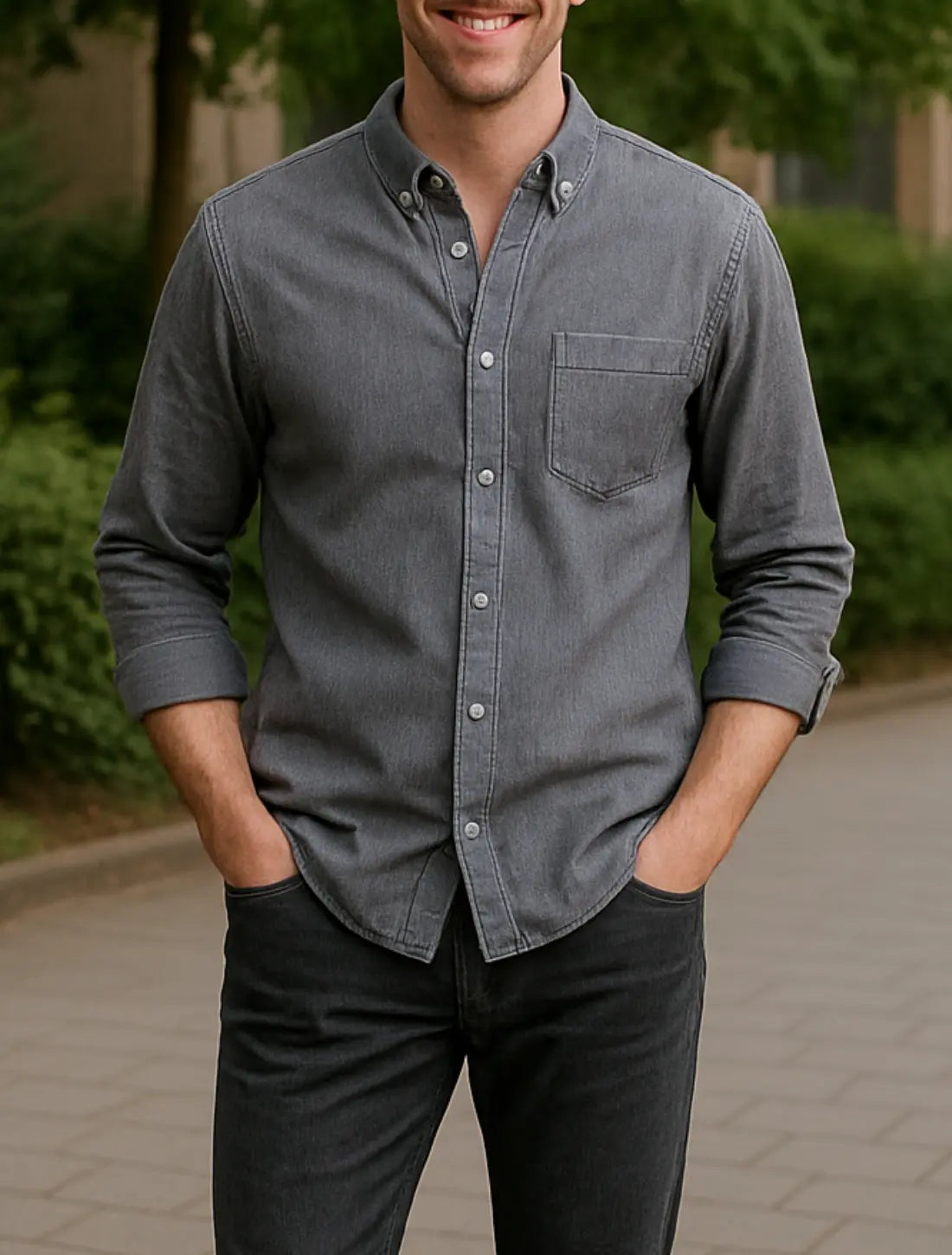 Zomerbroeken Voor Heren, ademende Losse Rechte Broeken, Effen Kleuren Casual Streetwear | VIQA VIQA© NEDERLANDGrijs / 2XL