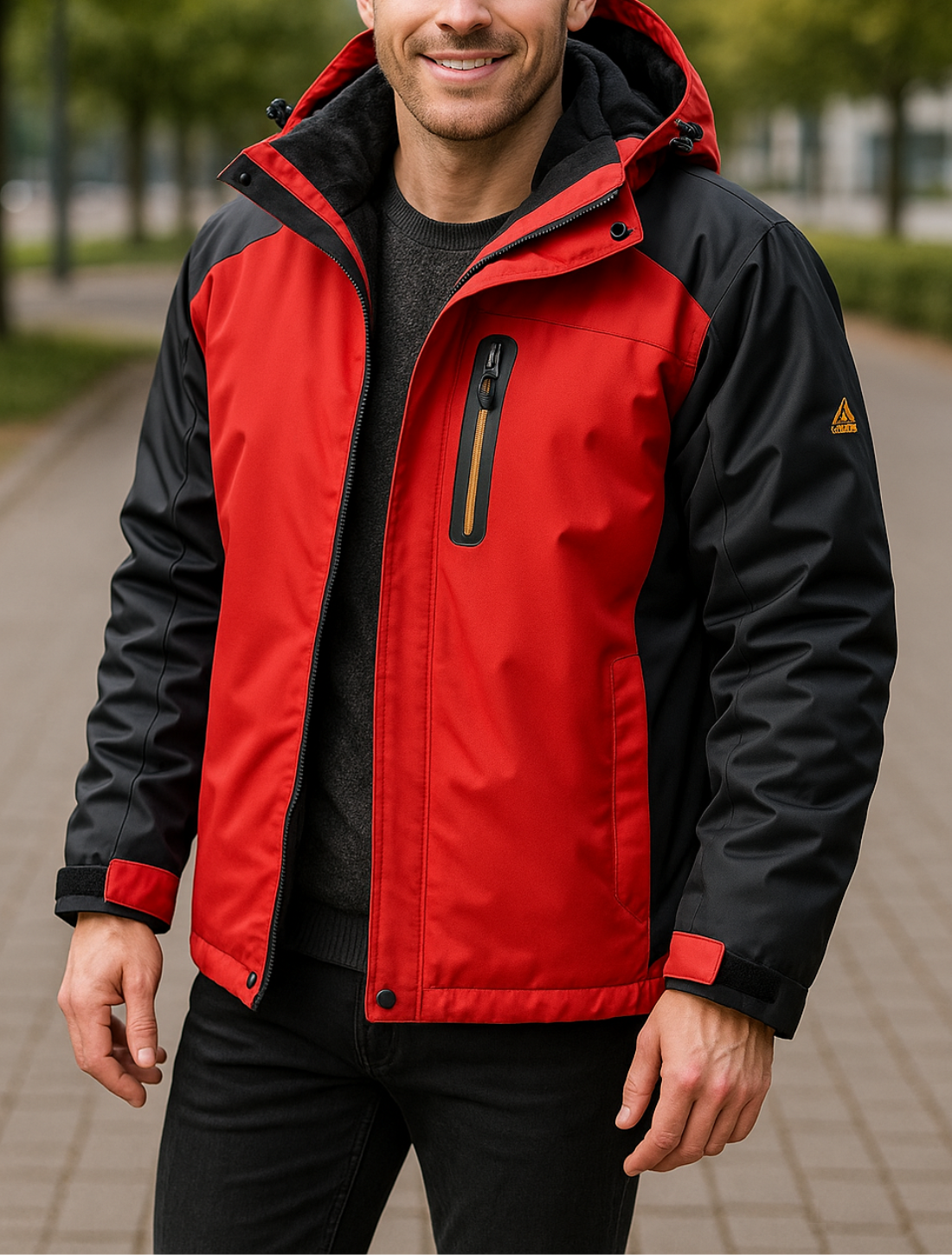 Zware Fleece Gevoerde Parka Voor Heren, Waterdichte Winddichte Ski- En Snowboardjas Met Afneembare Capuchon | VIQA VIQA© NEDERLAND