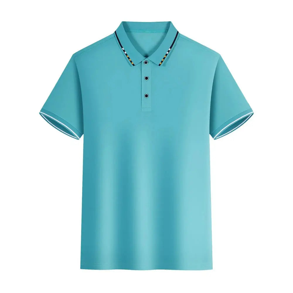Heren Revers Polo T-shirt Met Korte Mouwen VIQA© NEDERLAND