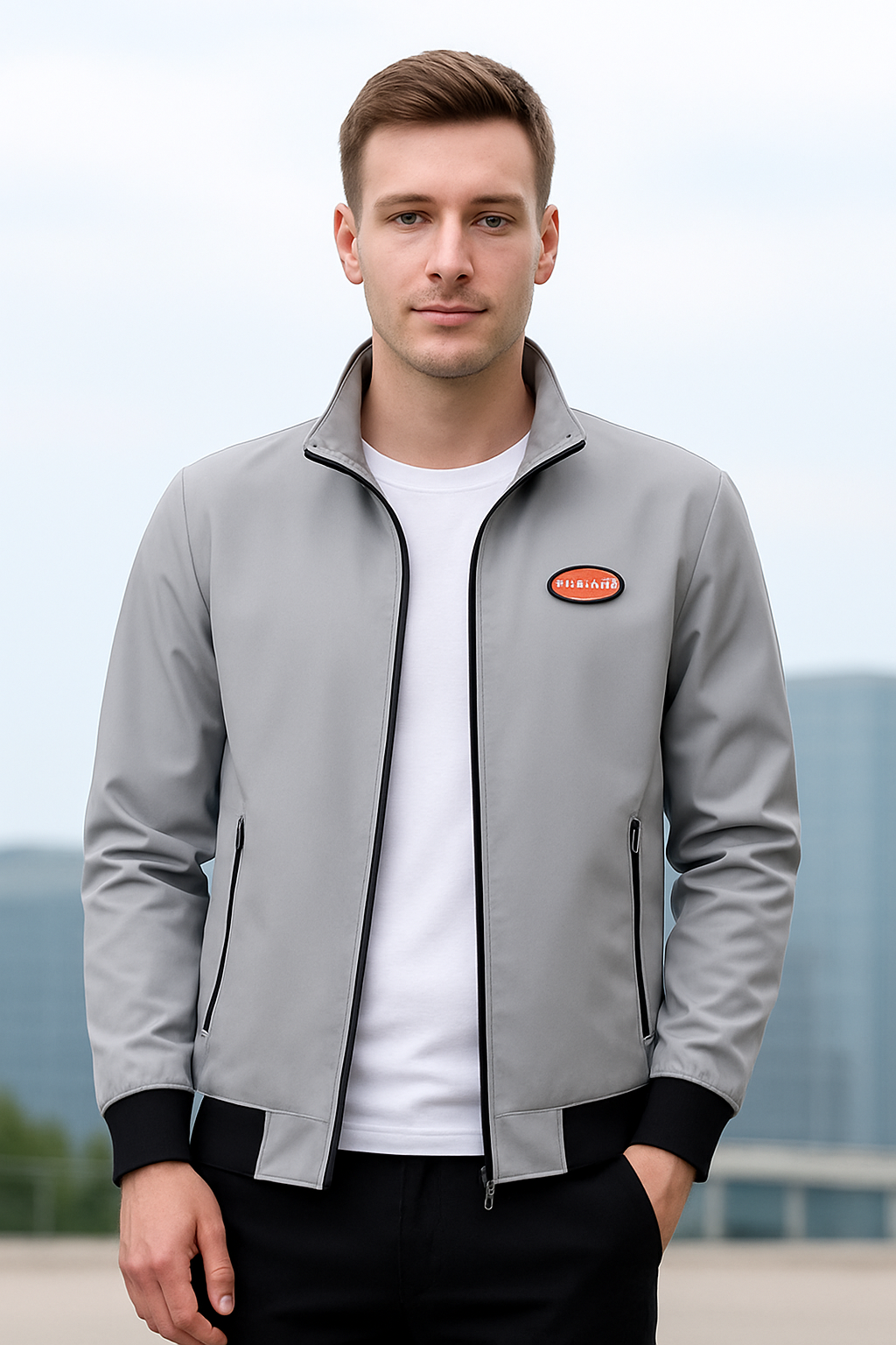 Herenjasje Met Opstaande Kraag, Casual Zakelijke Jas Veelzijdige Bovenkleding | VIQA VIQA© NEDERLAND