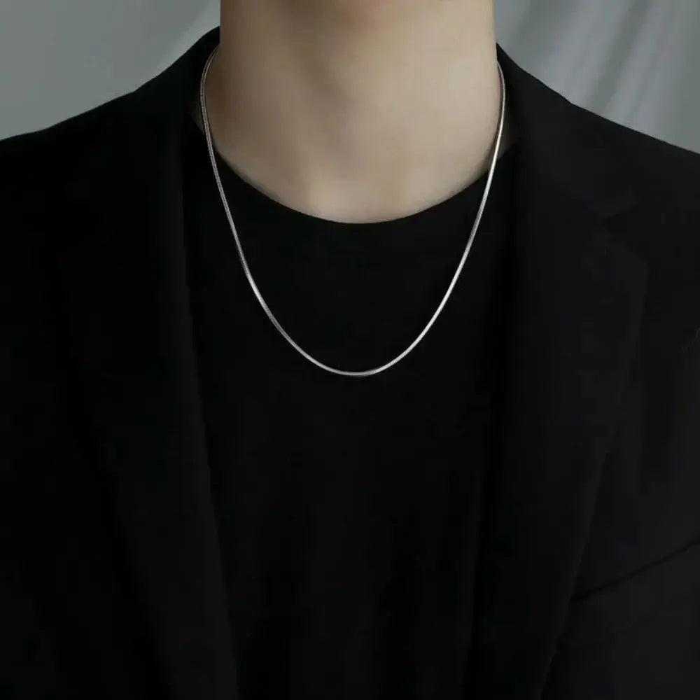 Unisex 2MM Slangenschakel Ketting 925 Sterling Zilveren Collier VIQA© NEDERLAND