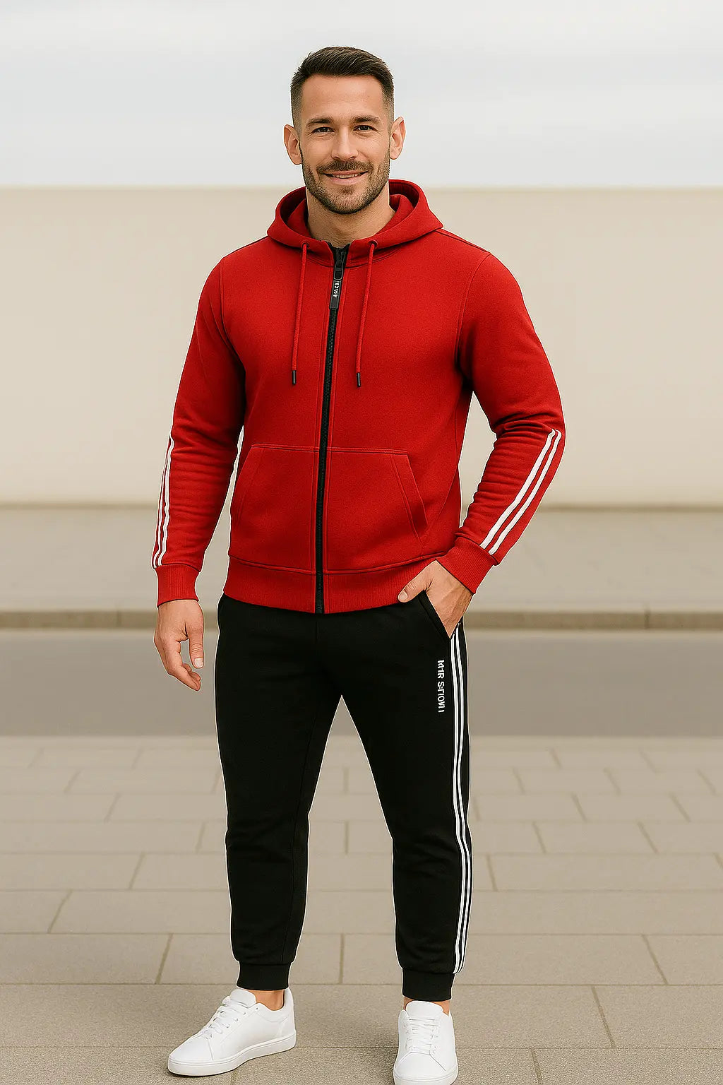 Heren Trainingspak Set, Sweatshirt Met Capuchon En Lange Mouwen En Joggingbroek, Casual Outdoor Fitnesskleding | VIQA VIQA© NEDERLAND
