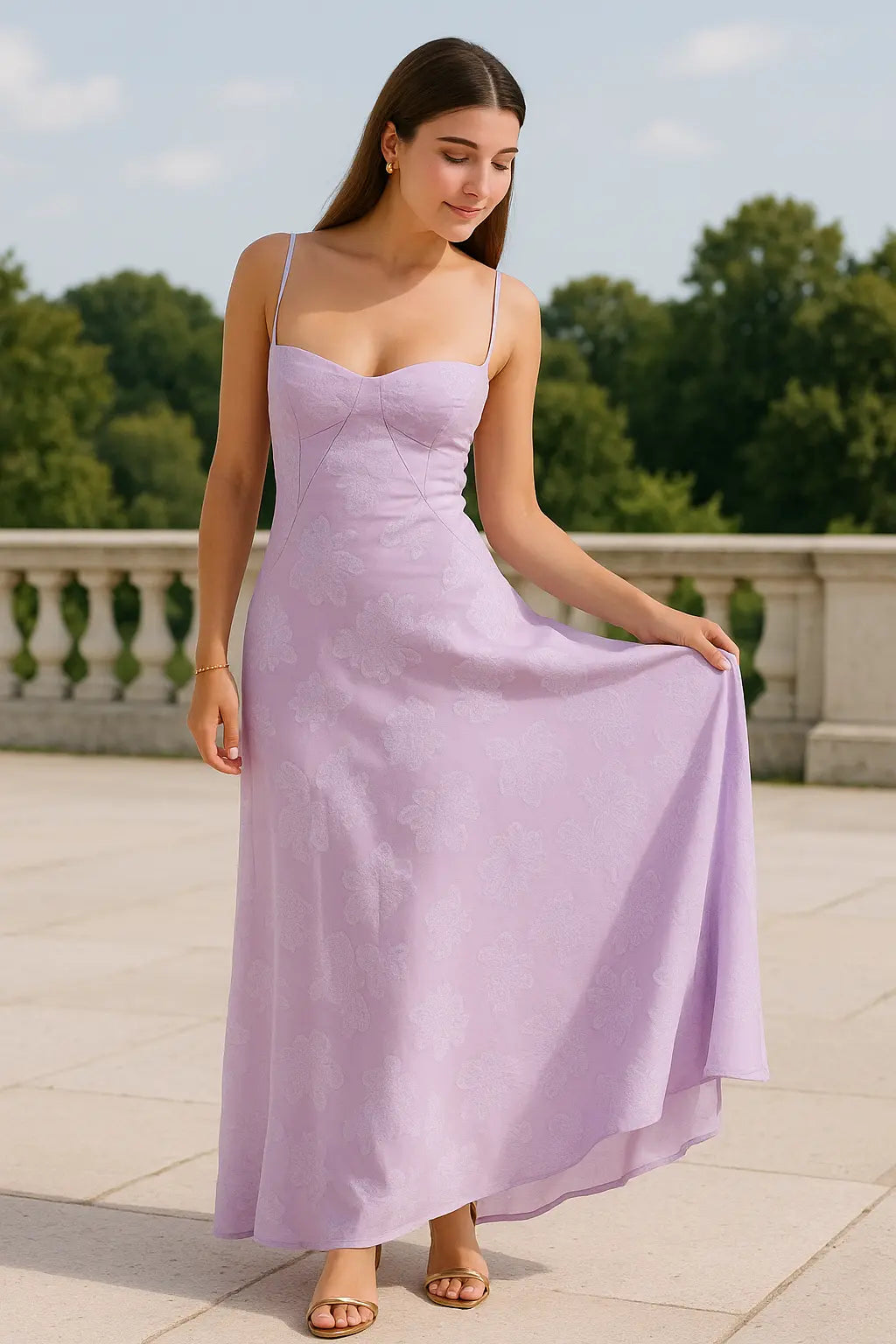 Dames Sexy Kant Halter Maxi Jurk, Sprookjesachtige Stijl Zomer Casual Jurk | VIQA VIQA© NEDERLAND