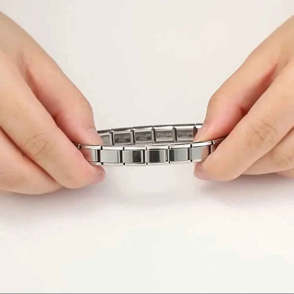 9mm Italiaanse Bedel Armband Roestvrij Staal VIQA© NEDERLAND