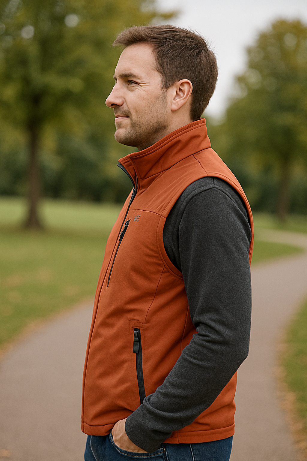 Heren Gilet Vest, Winddicht Warm Pluche Outdoor Sporten Casual Herfst En Winter Jas | VIQA VIQA© NEDERLAND