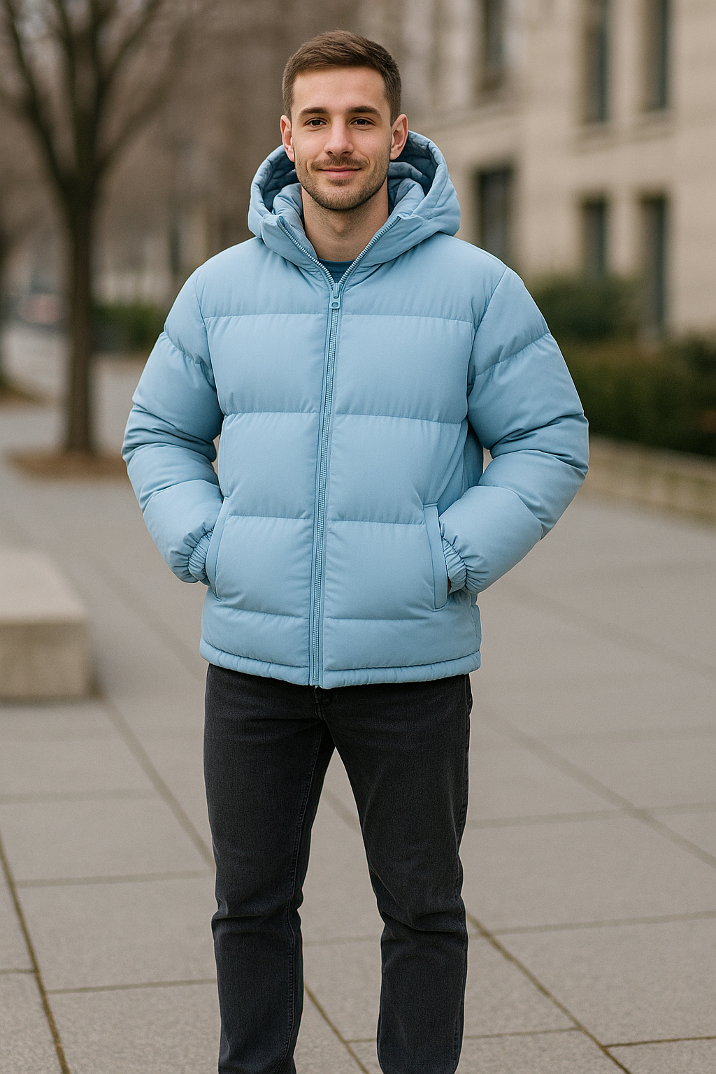 Heren Pufferjas, Dikke Warme Jas Met Capuchon, Winter Losse Broodstijl Bovenkleding | VIQA VIQA© NEDERLAND