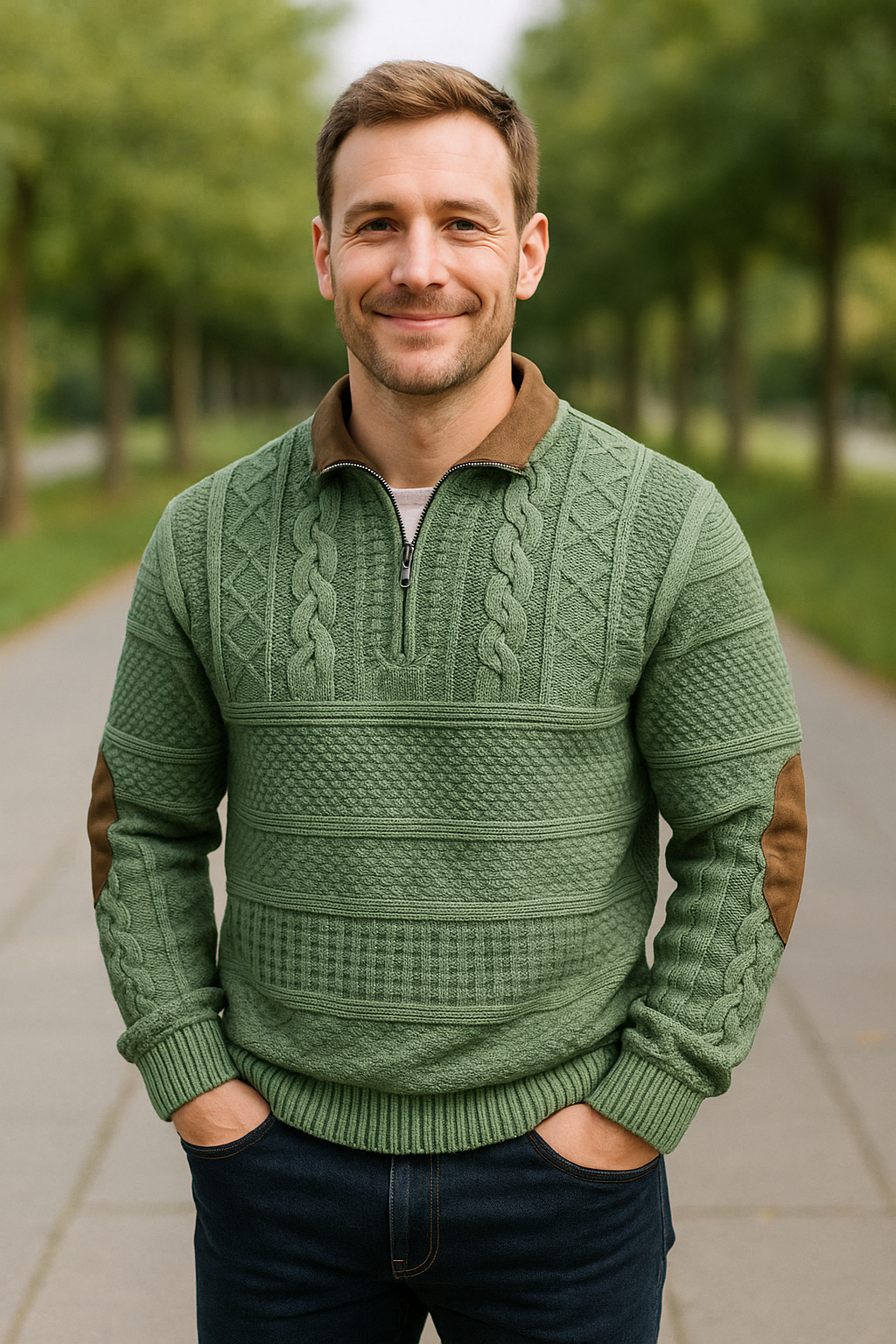 Outdoor Hoodie Voor Heren, Sweatshirt Met Ritssluiting En Jacquardprint, Casual Pullover Met Lange Mouwen | VIQA VIQA© NEDERLAND