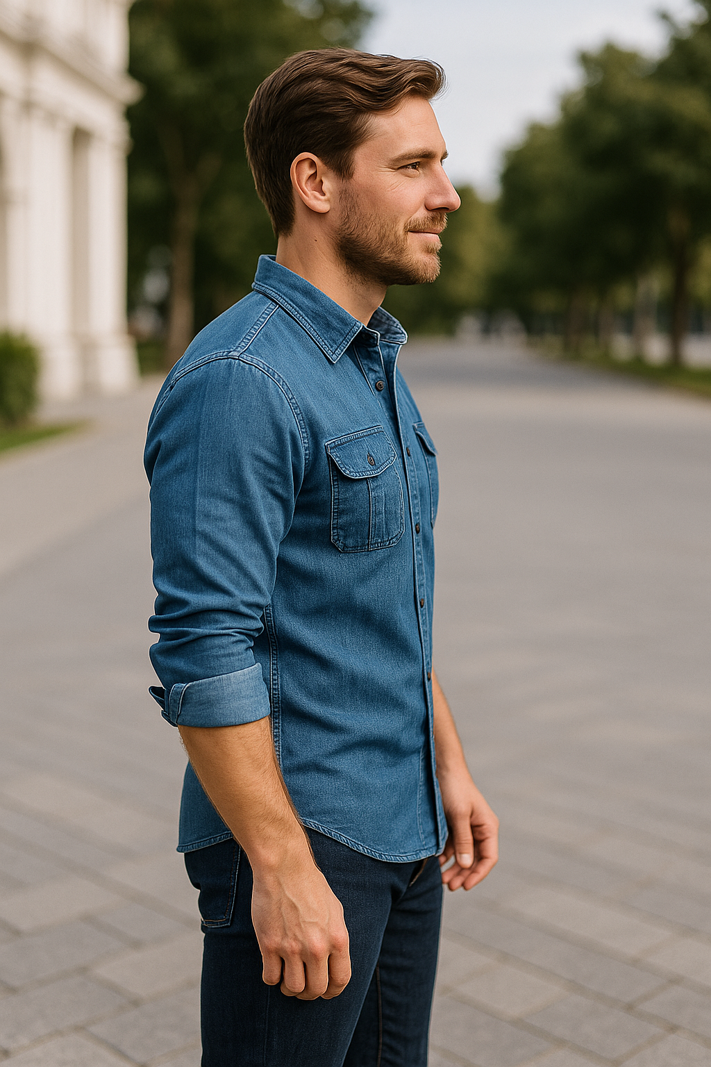 Heren Corduroy Overhemd, Enkelrijks Slim Pasvorm, Zakelijke Casual Effen Katoen Herfst En Winter Top | VIQA VIQA© NEDERLAND