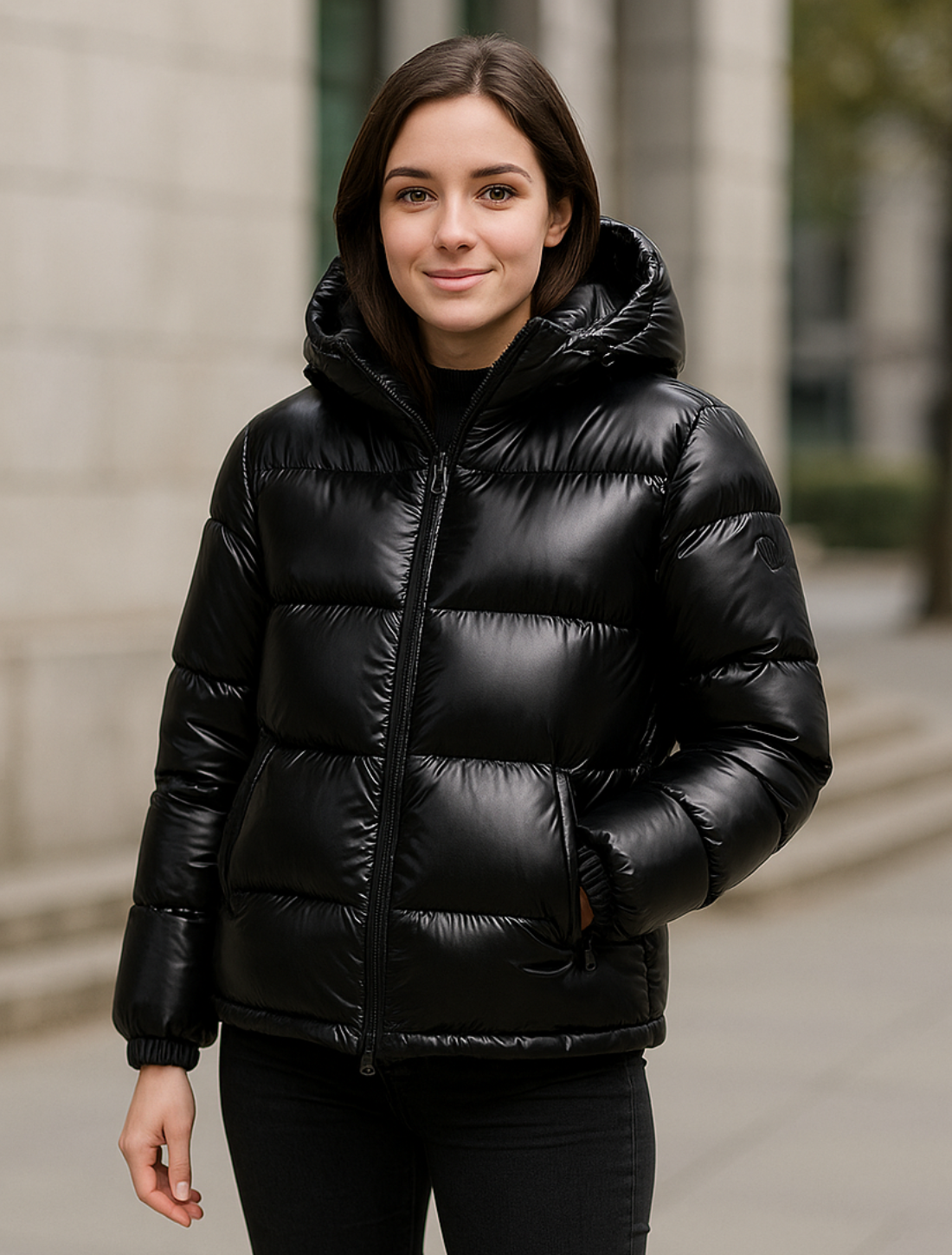 Heren Winter DonzenJas, Glanzende Puffer Jas Met Capuchon, Dikke Warme Outdoor Winddichte Parka | VIQA VIQA© NEDERLAND