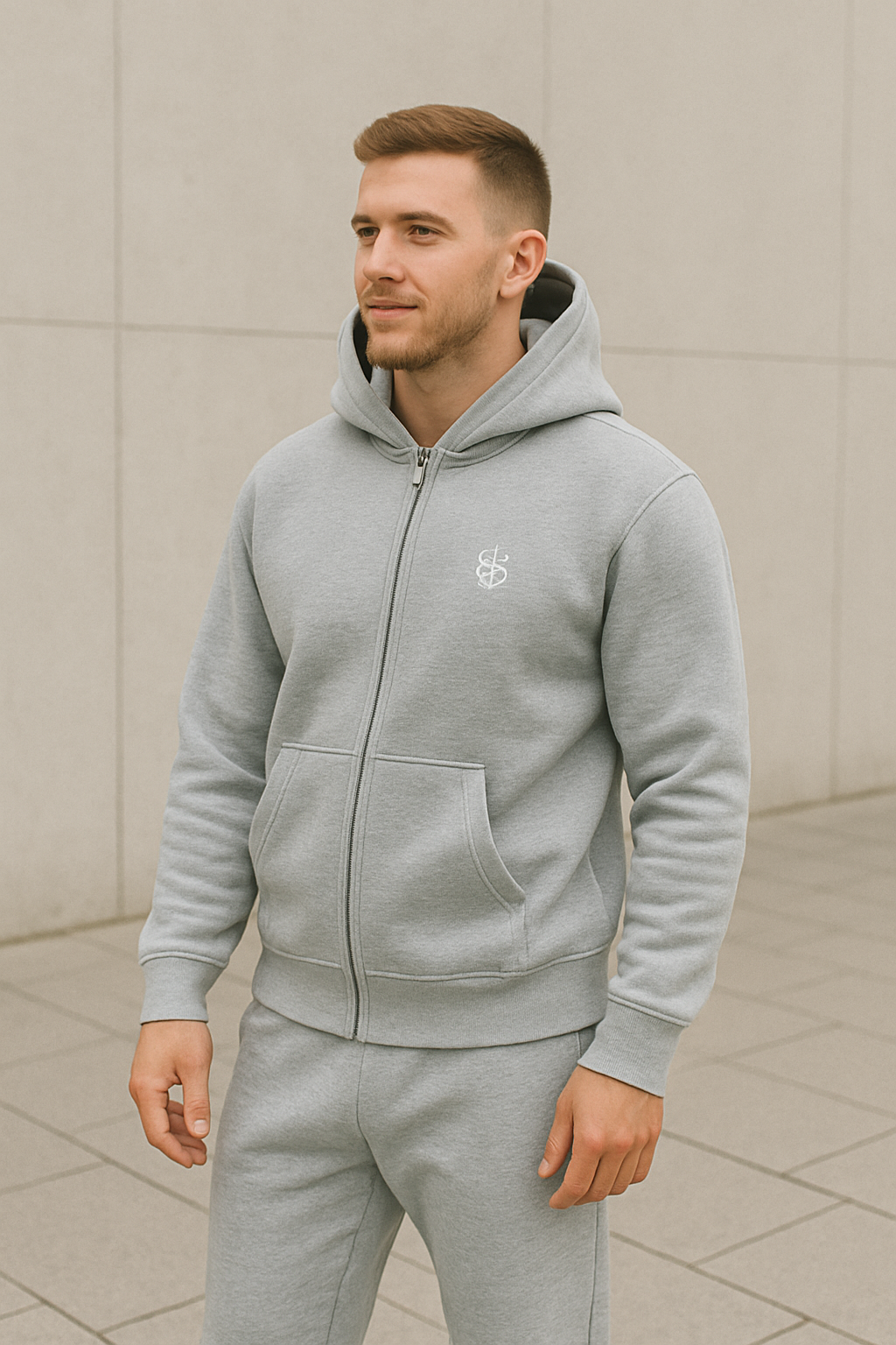 Heren Y2K Trainingspak Set, Geborduurde Rits Hoodie en Joggingbroek, Casual Harajuku Set | VIQA VIQA© NEDERLAND