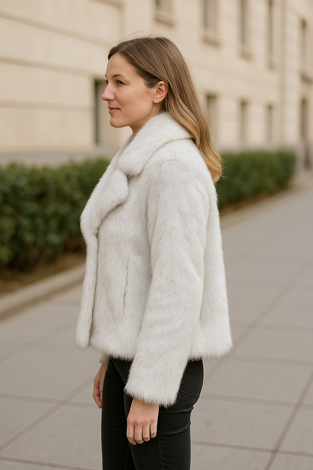 Elegante Nepbontjas Voor Dames, Zachte, Warme Jas Met Revers, Herfst En Winter Bovenkleding | VIQA VIQA© NEDERLAND