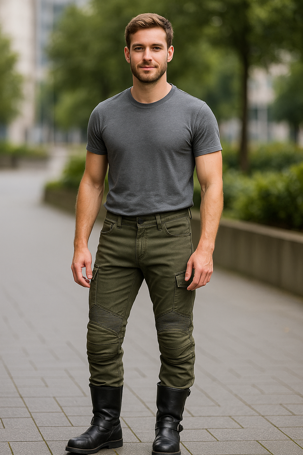 Motorjeans Voor Heren, Motorbroek Met Afneembare Beschermers, Casual Rijstijl Voor Alle Seizoenen | VIQA VIQA© NEDERLAND