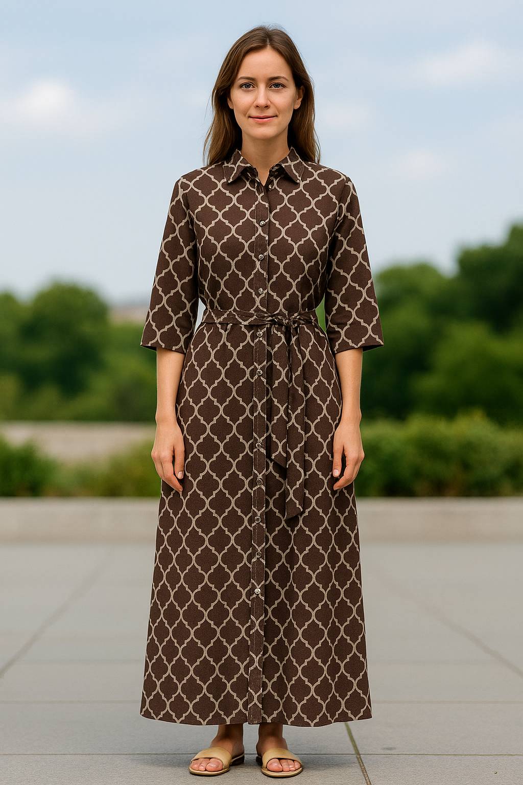 Dames Geruit Shirt Jurk, Kant-Up Losse Pasvorm Met Letter Print, Casual Enkel Breasted Zomer Outfit | VIQA VIQA© NEDERLAND