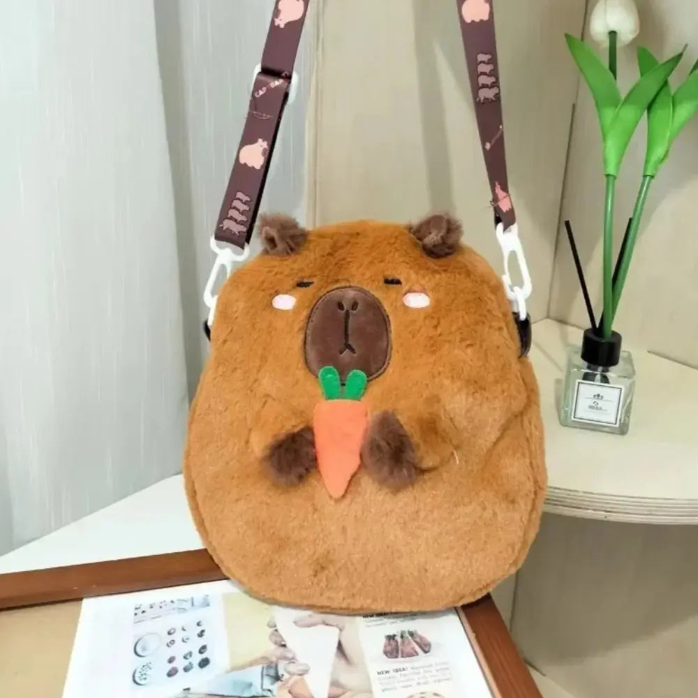 Grote Capibara Pluche Schoudertas VIQA© NEDERLAND